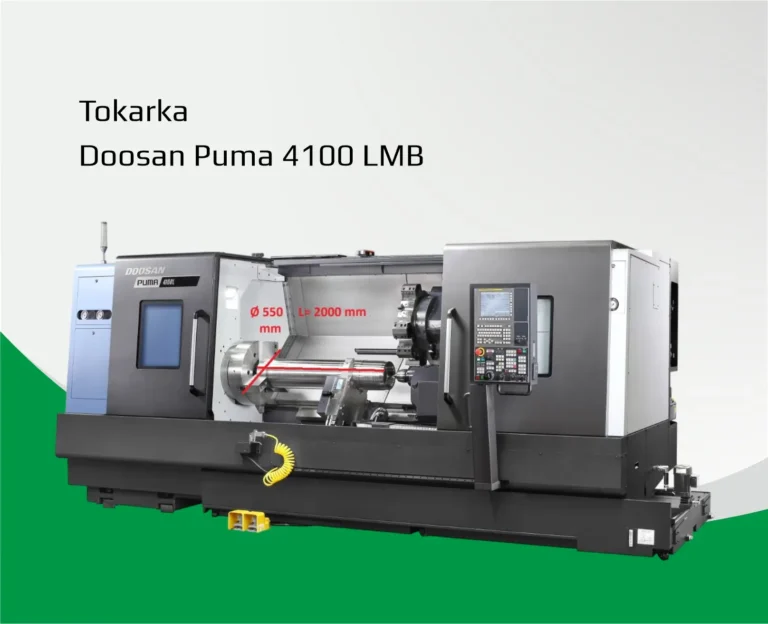 Nowość – Tokarka Doosan Puma 4100 LMB, gwarancja przewagi technologicznej