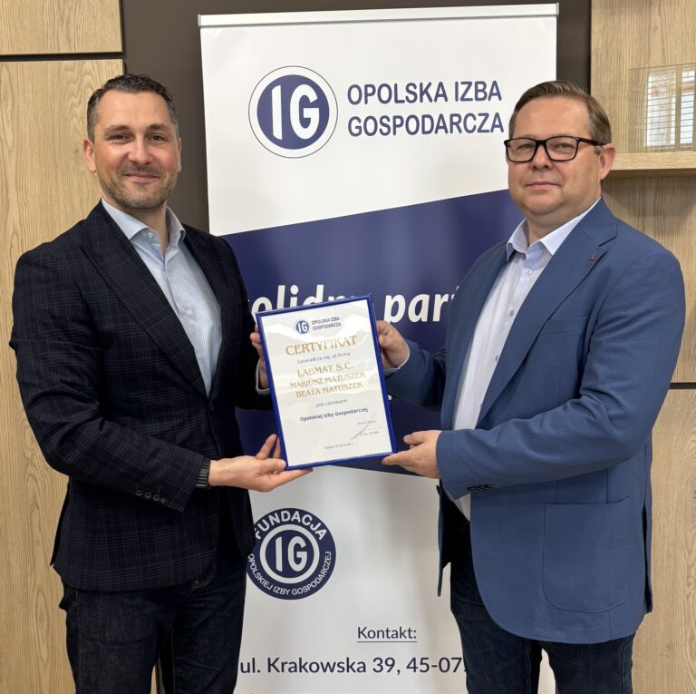 LABMAT S.C. dołączył do grona członków Opolskiej Izby Gospodarczej